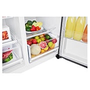 LG 24 pᶟ |Side by Side |Multi Air Flow™ |Compresor linear inverter |Dark Graphite Steel |Smart Diagnosis™ (Neto: 22 pᶟ), LS63MPGK, thumbnail 5