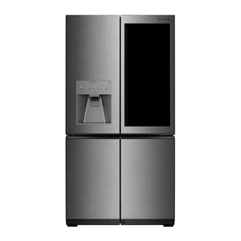 Refrigeradora French Door 33.6pᶟ (Gross) / 25.5pᶟ (Net) InstaView™ Door-in-Door® Compresor linear inverter Textured Steel ThinQ™1
