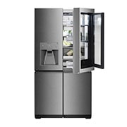 LG Refrigeradora French Door 33.6pᶟ (Gross) / 25.5pᶟ (Net) InstaView™ Door-in-Door® Compresor linear inverter Textured Steel ThinQ™, GM88SXM, thumbnail 2