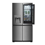 LG Refrigeradora French Door 33.6pᶟ (Gross) / 25.5pᶟ (Net) InstaView™ Door-in-Door® Compresor linear inverter Textured Steel ThinQ™, GM88SXM, thumbnail 6