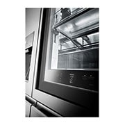 LG Refrigeradora French Door 33.6pᶟ (Gross) / 25.5pᶟ (Net) InstaView™ Door-in-Door® Compresor linear inverter Textured Steel ThinQ™, GM88SXM, thumbnail 7