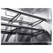 LG Refrigeradora French Door 33.6pᶟ (Gross) / 25.5pᶟ (Net) InstaView™ Door-in-Door® Compresor linear inverter Textured Steel ThinQ™, GM88SXM, thumbnail 11