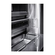 LG Refrigeradora French Door 33.6pᶟ (Gross) / 25.5pᶟ (Net) InstaView™ Door-in-Door® Compresor linear inverter Textured Steel ThinQ™, GM88SXM, thumbnail 13