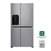 LG 24 pᶟ | Door-in-Door® | Side by Side | Moist Balance Crisper™ | Compresor lineal inverter | Acero Brillante | ThinQ™, LS65SDP1, LS65SDP1, thumbnail 1