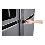 LG 24 pᶟ | Door-in-Door® | Side by Side | Moist Balance Crisper™ | Compresor lineal inverter | Acero Brillante | ThinQ™, LS65SDP1, LS65SDP1, thumbnail 6