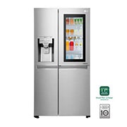 LG 24 pᶟ |InstaView™ Door-in-Door® |Side by Side |Hygiene Fresh⁺ |Compresor linear inverter |Noble Steel |ThinQ™ (Neto: 22 pᶟ), LS65SXNX, thumbnail 1