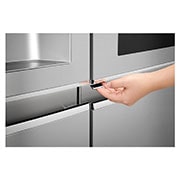 LG 24 pᶟ |InstaView™ Door-in-Door® |Side by Side |Hygiene Fresh⁺ |Compresor linear inverter |Noble Steel |ThinQ™ (Neto: 22 pᶟ), LS65SXNX, thumbnail 5