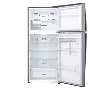 LG Refrigeradora Top Freezer 17pᶟ (Gross) / 16pᶟ (Net) Smart Inverter Acero Brillante ThinQ™, font view without content , GT47SGP, thumbnail 3
