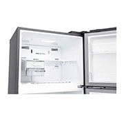LG Refrigeradora Top Freezer 17pᶟ (Gross) / 16pᶟ (Net) Smart Inverter Acero Brillante ThinQ™, restive view, GT47SGP, thumbnail 9