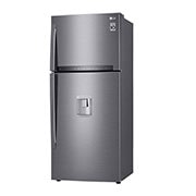 LG Refrigeradora Top Freezer 17pᶟ (Gross) / 16pᶟ (Net) Smart Inverter Acero Brillante ThinQ™, side view, GT47SGP, thumbnail 14