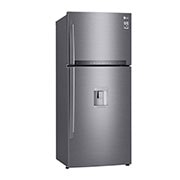 LG Refrigeradora Top Freezer 17pᶟ (Gross) / 16pᶟ (Net) Smart Inverter Acero Brillante ThinQ™, side view, GT47SGP, thumbnail 15