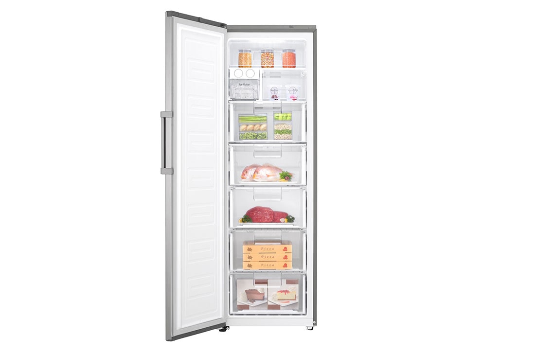 LG 377Lts / Top Freezer, Freezer / Compresor linear inverter / Acero brillante / LG ThinQ™, LC42MGP, thumbnail 2