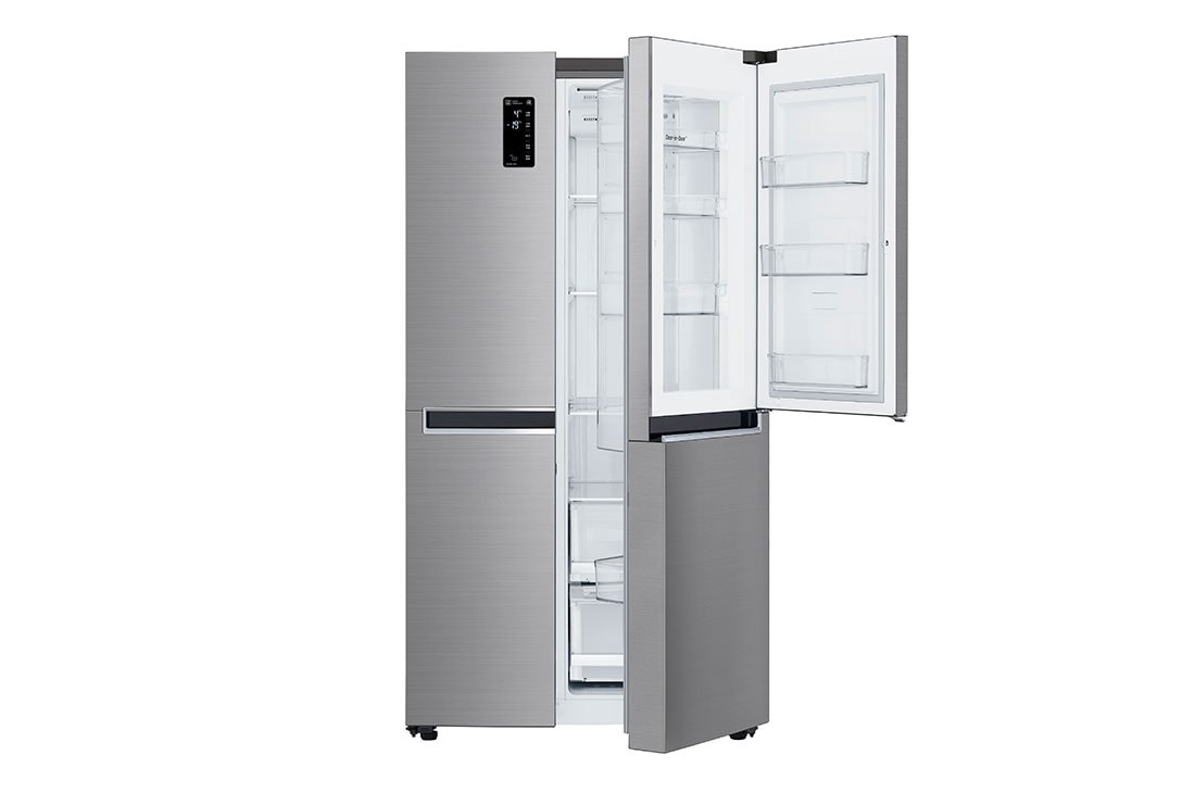 LG 31 pᶟ | Door-in-Door® | Side by Side | Multi Air Flow™ | Compresor linear inverter | Platinum Silver | ThinQ™, LS87MDP, LS87MDP