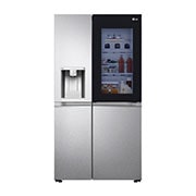 LG Refrigeradora Side by Side InstaView™ 22.5pᶟ (NET) / 23.8pᶟ (Gross) Craft Ice™ Compresor Linear Inverter Dispensador, Front view , LS66SXSC, thumbnail 1