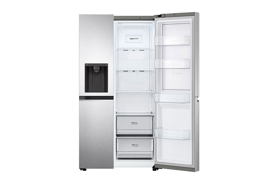 LG Refrigeradora Side by Side 22.5pᶟ (Net) / 23.8pᶟ (Gross) Door-in-Door™ Dispensador UVnano™ ThinQ™, Vista del lado izquierdo, LS66SDS, thumbnail 11