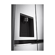 LG Refrigeradora Side by Side 22.5pᶟ (Net) / 23.8pᶟ (Gross) Door-in-Door™ Dispensador UVnano™ ThinQ™, dispensador vista lateral izquierda, LS66SDS, thumbnail 5