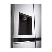 LG Refrigeradora Side by Side 27.1pᶟ (NET) / 28.7pᶟ (Gross)  Door-in-Door™ ThinQ™ UVnano™, dispensador vista lateral izquierda, LS77SDS, thumbnail 5