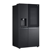 LG Refrigeradora Side By Side 22.4pᶟ (Net) / 24pᶟ (Gross) ThinQ™ Door-in-Door™ Craft Ice™ Negro Mate, vista lateral derecha, LS66SXTC, thumbnail 11