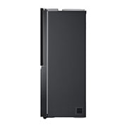 LG Refrigeradora Side By Side 22.4pᶟ (Net) / 24pᶟ (Gross) ThinQ™ Door-in-Door™ Craft Ice™ Negro Mate, vista lateral, LS66SXTC, thumbnail 13
