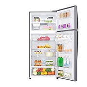 LG Refrigeradora Top Freezer 15pᶟ (Gross) / 14pᶟ (Net) Compresor Smart Inverter, Acero Brillante, GT39BPP, GT39BPP, thumbnail 2