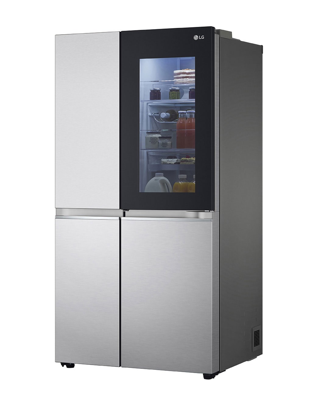 Refrigeradora Side By Side 24.5pᶟ LG LS66MXN Acero Brillante