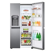 LG Refrigeradora Side by Side 23.8pᶟ(Gross) / 21.6pᶟ(Net) LG GS65WPPK Smart Inverter Silver, GS65WPPK, GS65WPPK, thumbnail 8