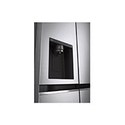 LG Refrigeradora Side by Side 28.7pᶟ(Gross) / 27.2pᶟ(Net) LG GS75SPP DoorCooling⁺™ Compresor Smart Inverter, vista dispensador2, GS75SPP, thumbnail 6