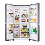 LG Refrigeradora Side By Side 24.3pᶟ(Gross) / 22.7pᶟ (Net)  LINEARCooling™ Color Metal, GS65BPGK, GS65BPGK, thumbnail 2