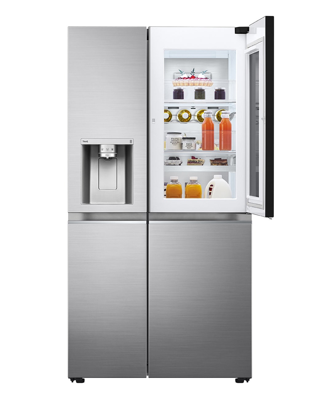 Refrigeradora SidebySide 23.8pᶟ LG LS66SXNC DoorinDoor™