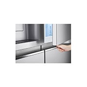 LG Refrigeradora Side by Side 23.8pᶟ (Gross) / 21.6pᶟ (Net) LG LS66SDN UVnano™ Linear Inverter, vista de botones ocultos, LS66SDN, thumbnail 3