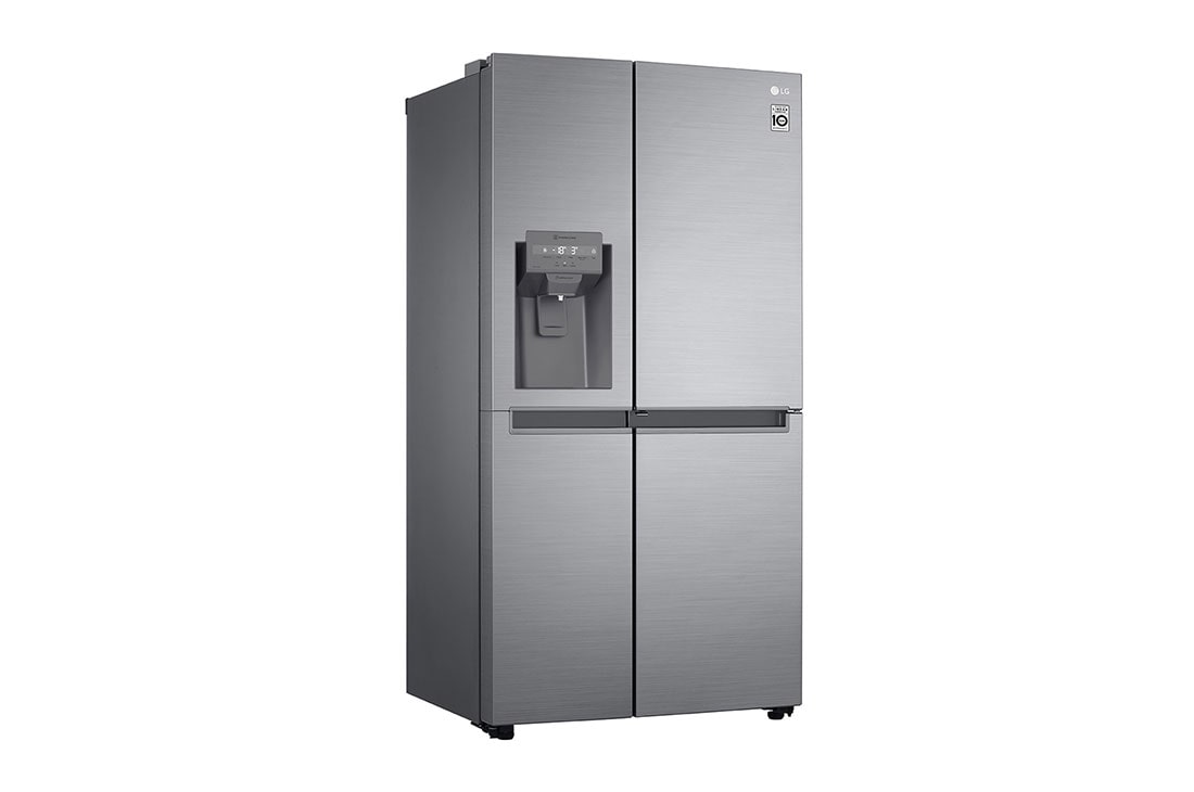 LG Refrigeradora Side by Side 23.8pᶟ (Gross) / 21.6pᶟ (Net)  LINEARCooling™ Multi Air Flow™ ThinQ™ Platinum Silver , Vista lateral derecha, LS65WDPK, thumbnail 12