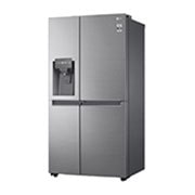 LG Refrigeradora Side by Side 23.8pᶟ (Gross) / 21.6pᶟ (Net)  LINEARCooling™ Multi Air Flow™ ThinQ™ Platinum Silver , Vista lateral, LS65WDPK, thumbnail 13