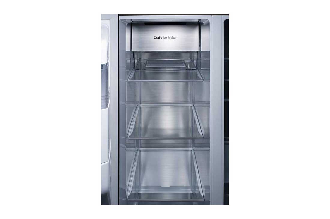 LG Refrigeradora Side By Side 27pᶟ Net / 27pᶟ Gross  InstaView™ Craft Ice™ Dispensador UVnano™, LRSOS2706D, LRSOS2706D, thumbnail 4