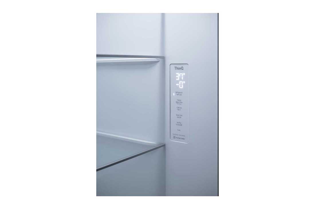 LG Refrigeradora Side By Side 27pᶟ Net / 27pᶟ Gross  InstaView™ Craft Ice™ Dispensador UVnano™, LRSOS2706D, LRSOS2706D, thumbnail 10