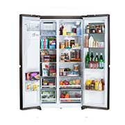 LG Refrigeradora Side By Side 27pᶟ Net / 27pᶟ Gross  InstaView™ Craft Ice™ Dispensador UVnano™, LRSOS2706D, LRSOS2706D, thumbnail 3