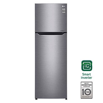 10 pᶟ |Top Freezer |DoorCooling<sup>+</sup>™ |Smart Inverter |Platinum silver |Smart Diagnosis™1