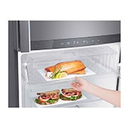 LG Refrigeradora Top Freezer 19.3pᶟ(Gross)/18pᶟ(Net)  Smart Inverter ThinQ™ NatureFRESH™™ Dispensador Agua , GT51SGP, GT51SGP, thumbnail 4