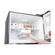 LG Refrigeradora Top Freezer 19.3pᶟ(Gross)/18pᶟ(Net)  Smart Inverter ThinQ™ NatureFRESH™™ Dispensador Agua , GT51SGP, GT51SGP, thumbnail 6