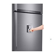LG Refrigeradora Top Freezer 19.3pᶟ(Gross)/18pᶟ(Net)  Smart Inverter ThinQ™ NatureFRESH™™ Dispensador Agua , GT51SGP, GT51SGP, thumbnail 7