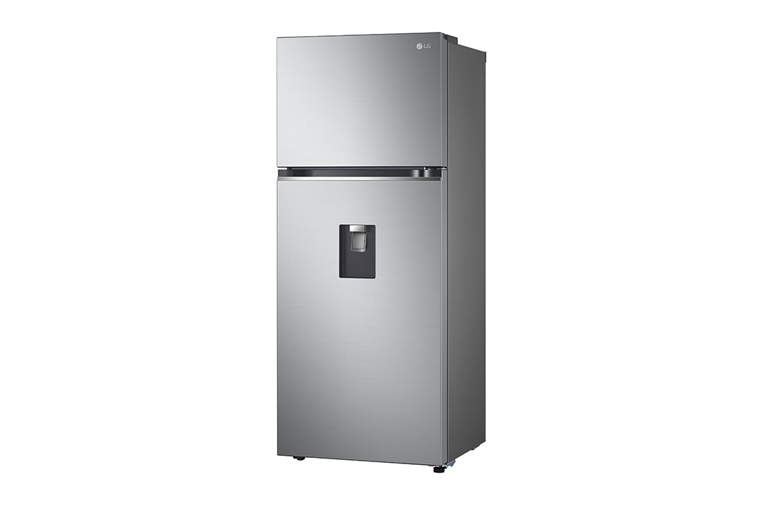 LG Refrigeradora Top Freezer 14.5 pᶟ (Net) / 13.2 pᶟ (Gross) Smart Linear InverterCooling™ Dispensador Agua, vista de perspectiva derecha, VT38WPP, thumbnail 13
