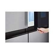 LG Refrigeradora Side by Side InstaView™ 27.83pᶟ (Net) Door-in-Door® Linear Inverter ThinQ™, receptive view, VS27BXQP, thumbnail 5