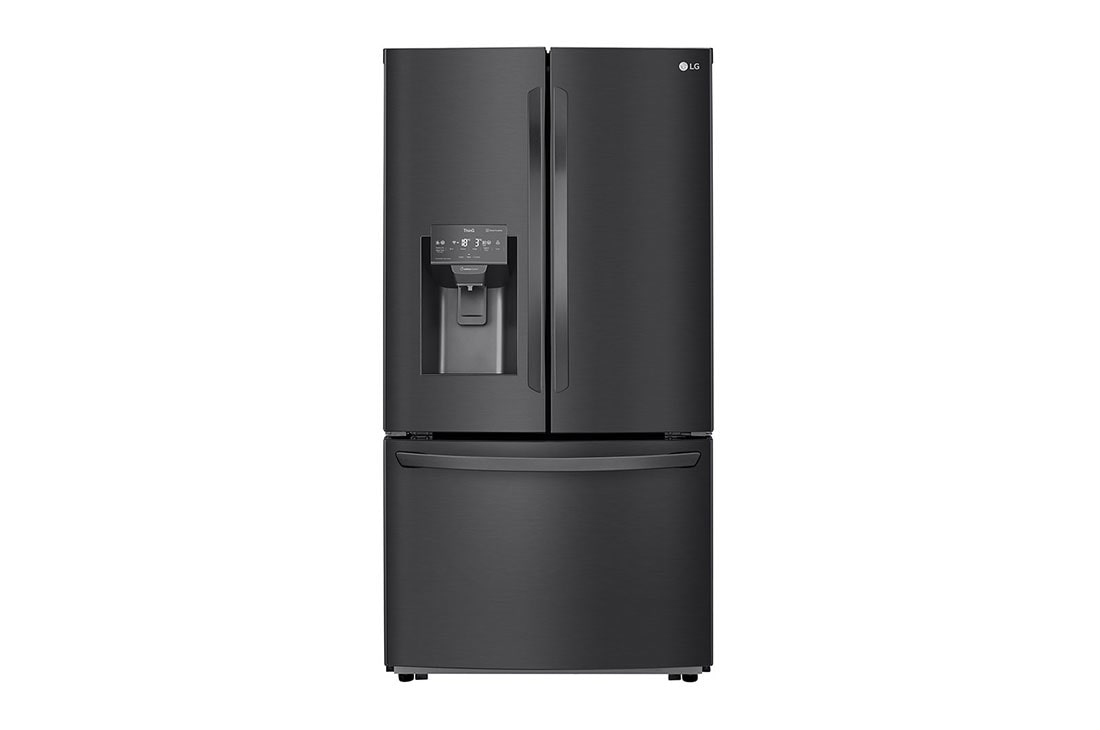 LG Refrigeradora French Door 28p³ (NET)/ 28p³ (Gross) Smart Inverter Multi Air Flow™ ThinQ™, Refrigerador French Door Gran Capacidad 28 pies cúbicos con Dispensador de Agua y Hielos | Smart Inverter, GM78SGT