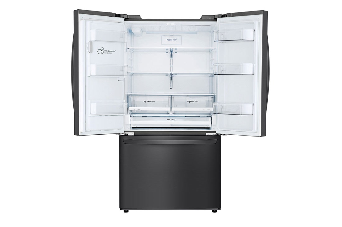 LG Refrigeradora French Door 28p³ (NET)/ 28p³ (Gross) Smart Inverter Multi Air Flow™ ThinQ™, Refrigerador French Door Gran Capacidad 28 pies cúbicos con Dispensador de Agua y Hielos | Smart Inverter, GM78SGT, thumbnail 3