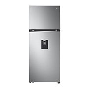 LG Refrigeradora Top Freezer 10pᶟ (Gross) /  9pᶟ (Net) Silver con Dispensador de Agua Door Cooling+™ , front view, VT29WPP, thumbnail 1