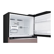 LG Refrigeradora Top Freezer 13.2pᶟ (Net) / 14 pᶟ (Gross) LG Smart Inverter Compressor™ LINEARCooling™ Puerta Clay Pink, Freezer detail view, VT38BPK, thumbnail 4