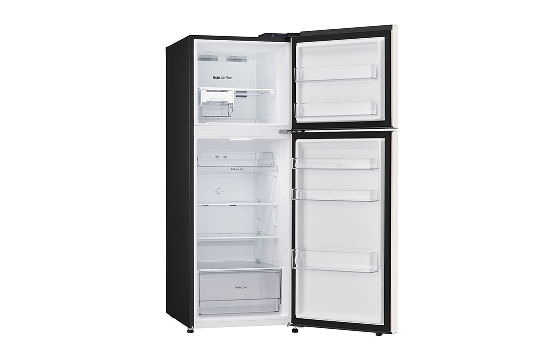 LG Refrigeradora Top Freezer 13.2pᶟ (Net) / 14 cuft (Gross) LG Smart Inverter Compressor™ LINEARCooling™ Puerta Nature Beige, detailed image, VT38BPB, thumbnail 8