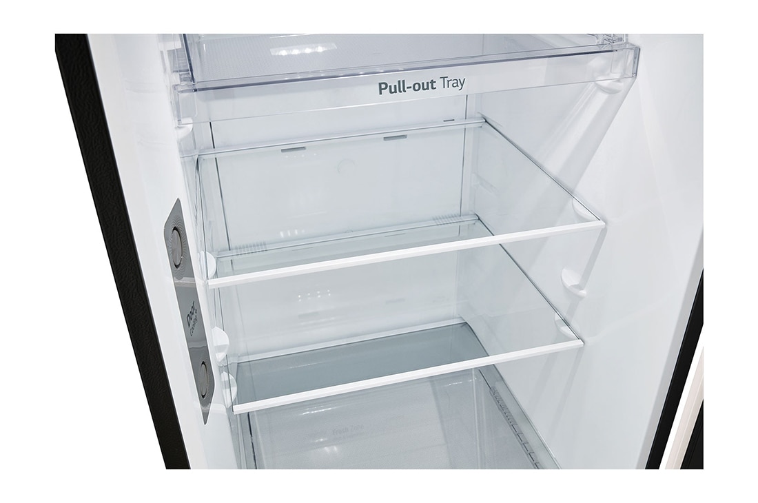 LG Refrigeradora Top Freezer 13.2pᶟ (Net) / 14 cuft (Gross) LG Smart Inverter Compressor™ LINEARCooling™ Puerta Nature Beige, detailed image, VT38BPB, thumbnail 9