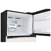 LG Refrigeradora Top Freezer 13.2pᶟ (Net) / 14 cuft (Gross) LG Smart Inverter Compressor™ LINEARCooling™ Puerta Nature Beige, detailed image, VT38BPB, thumbnail 5
