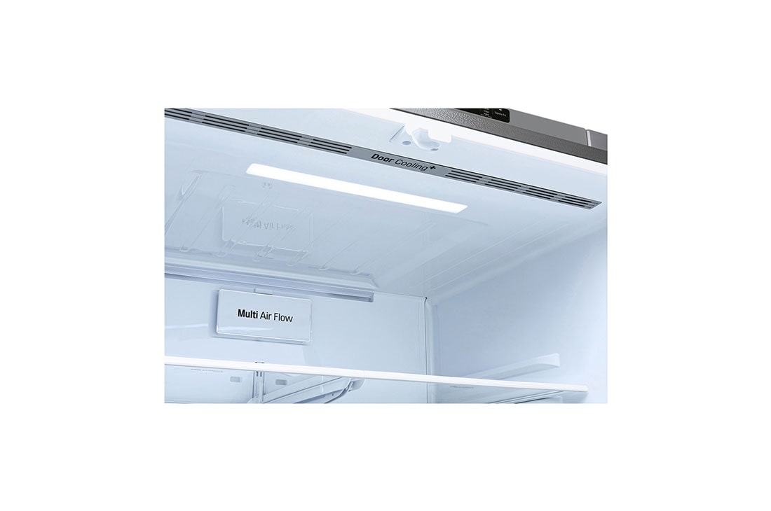 LG Refrigeradora French Door 29p³ (NET) /30p³ (Gross) LG GM78BGP Smart Inverter Multi Air Flow™, respective view, GM78BGP, thumbnail 4