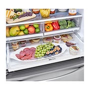 LG Refrigeradora French Door 29p³ (NET) /30p³ (Gross) LG GM78BGP Smart Inverter Multi Air Flow™, respective view, GM78BGP, thumbnail 6